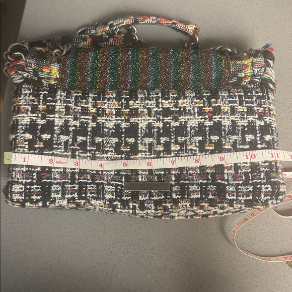 Kurt Geiger Rainbow 🌈 Tweed Large Shoulder Bag - Picture 8 of 12